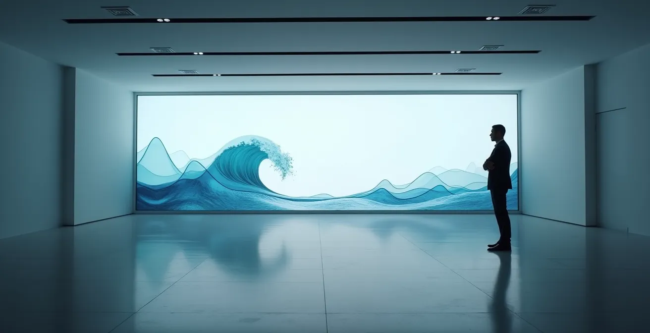 Visualisierung des Gartner Hype Cycle für Technologie-Trends