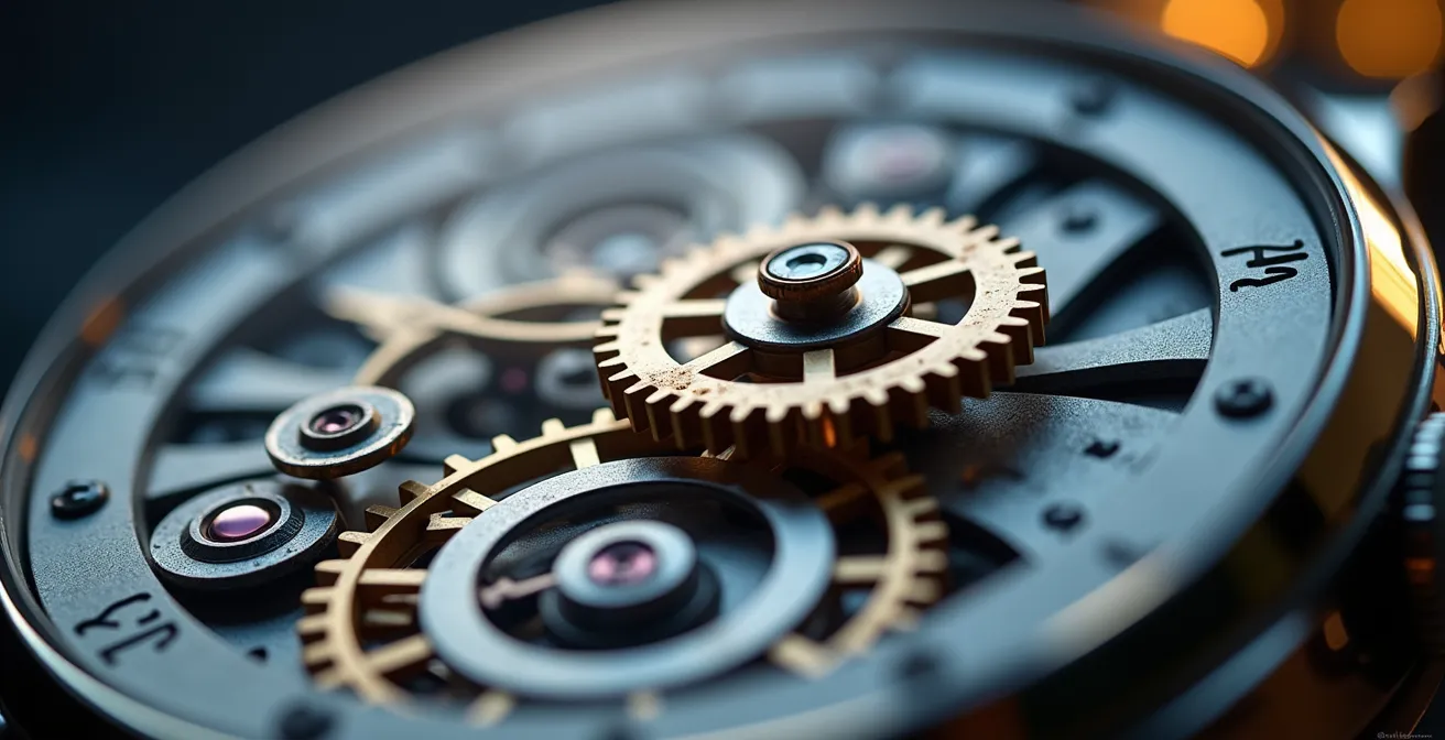 Abstrakte Visualisierung von Zeitersparnis und Wertsteigerung durch KI-Automatisierung