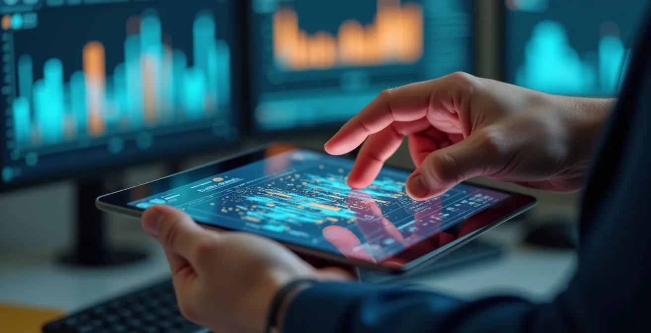 Analysedashboard für Kundennutzungsverhalten und Abwanderungsindikatoren