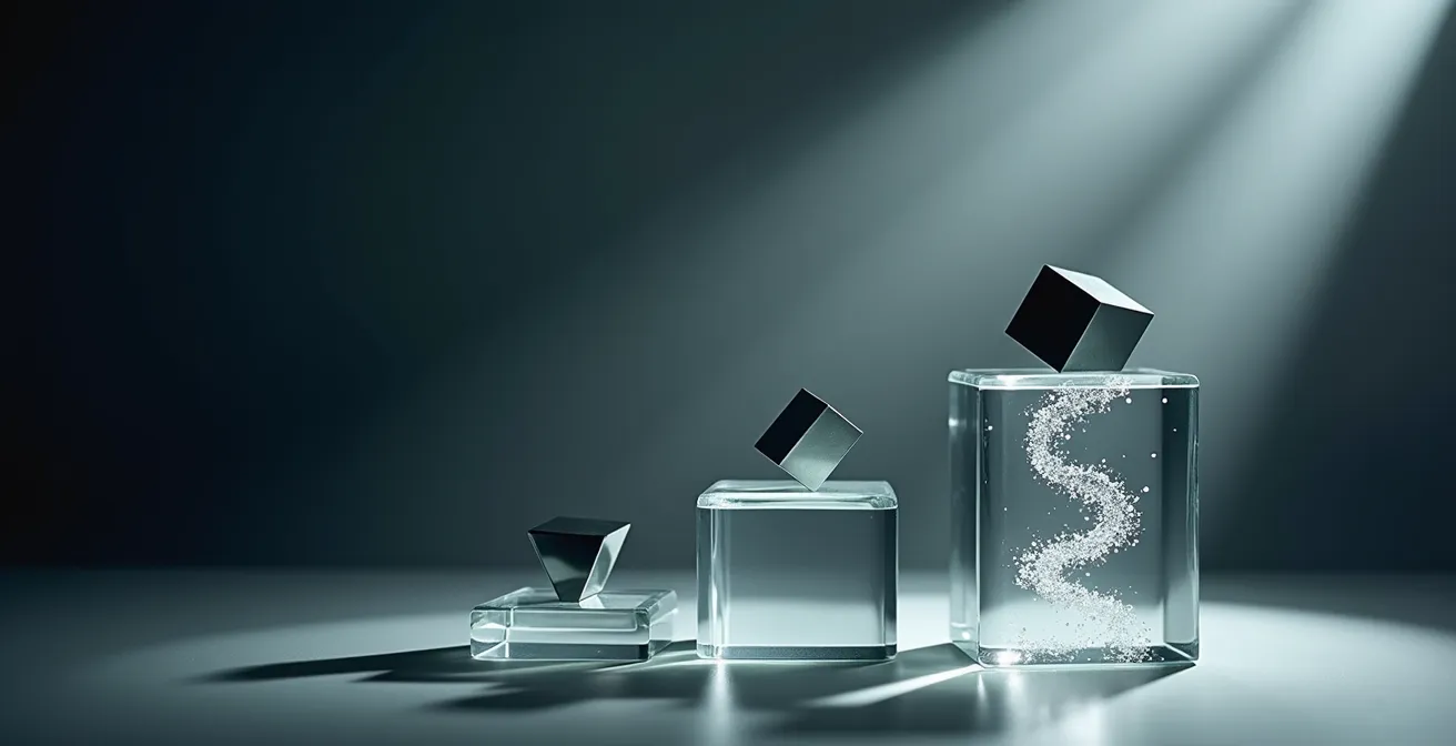 Visualisierung der schrittweisen Transformation vom Produktverkauf zum Service-Modell